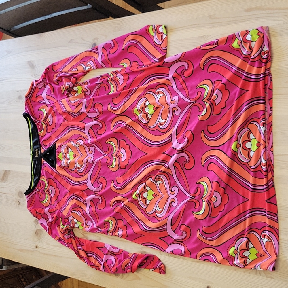 MED•LAUNDRY BY SHELLI SEGAL•VIBRANT & FUN DRESS! 🧡👗